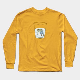 Half empty, fully drowned Long Sleeve T-Shirt
